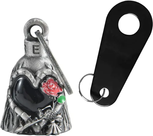 Miniatura 7 de Dream Apparel Campana de Motocicleta Ángel Guardián para Ahuyentar Gremlins, Campana para Motociclistas para Hombres y Mujeres, Regalo de Buena