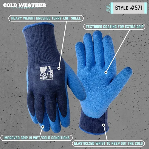 Miniatura 3 de Wells Lamont Guantes de trabajo para hombres para clima frío