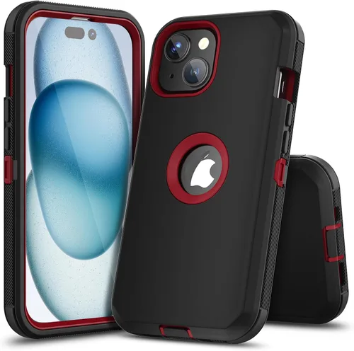 Miniatura 9 de COOYA Funda para iPhone Air de Protección Completa del Cuerpo contra Caídas, Funda Resistente a Prueba de Golpes de 3 Capas, Híbrida de Servicio