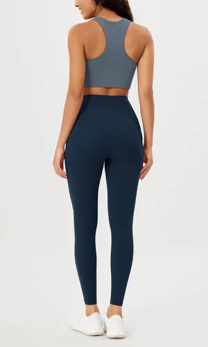 Miniatura 4 de ODODOS - Leggings de yoga con cintura alta y bolsillos para mujer, pantalones de yoga deportivos con control de abdomen, no se transparentan