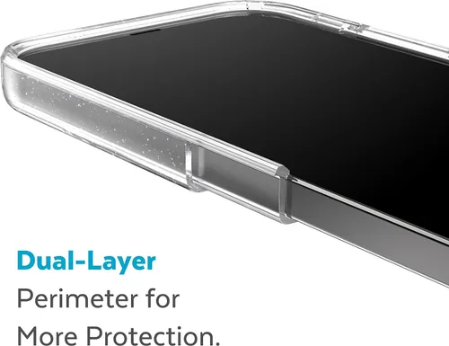 Miniatura 7 de Speck - Funda transparente para iPhone 15 Plus y 14 Plus, delgada, construida para MagSafe, resistente a los arañazos y protección contra caídas