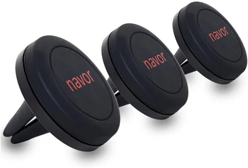 Miniatura 7 de Navor Soporte magnético universal para automóvil con ventilación de aire en color negro para iPhones y dispositivos Android