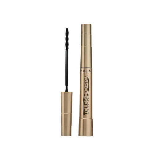 L'Oreal Paris - Máscara de pestañas Telescopic, color negro, 0.3 onzas líquidas