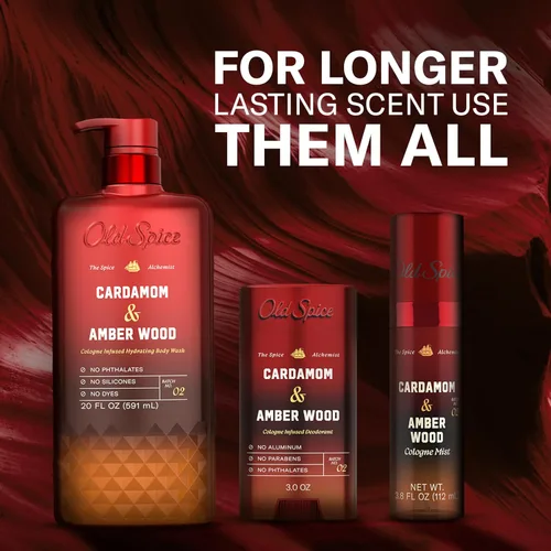 Miniatura 15 de Old Spice The Spice Alchemist Collection, desodorante sin aluminio para hombres, aroma infundido de colonia 24/7, fórmula sin intercambio, libre