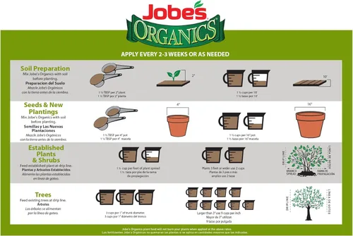 Miniatura 6 de Jobe's Organics 09026 Fertilizante, 4 lb & Jobe's Organics 09526 Fertilizante granular orgánico multiusos 4-4-4, 4 lb