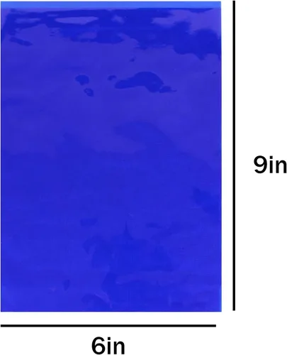 Miniatura 3 de YESON Bolsas de celofán transparentes para golosinas de celofán, bolsa de plástico para celofán, bolsa de plástico azul de 6 x 9 pulgadas, paquete