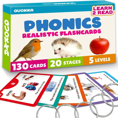 Miniatura 5 de QUOKKA ABC - Tarjetas didácticas de aprendizaje para niños de 1 a 3 años, 120 tarjetas didácticas para niños de 2 a 4 años en una bolsa, números
