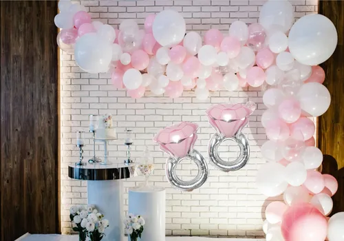 Miniatura 3 de 2 globos de aluminio inflables para boda, compromiso, aniversario, suministros para fiestas
