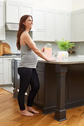 Miniatura 5 de No Nonsense Leggings de mezclilla sintética de maternidad Expantech para mujer