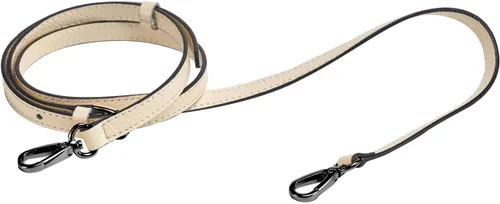 Miniatura 23 de LIVE UP Correa de Bolso de Cuero Genuino de Grano Completo Repuesto para Bolsos Cruzados y Carteras Plateado