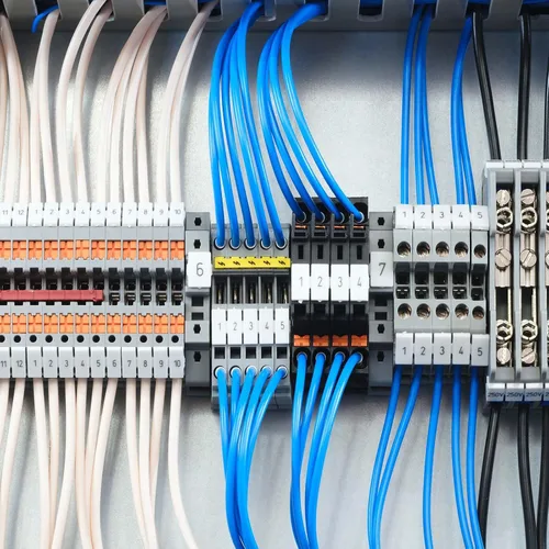 Miniatura 4 de uxcell 4 unids 8 posiciones filas dobles 600 V 25 A cable barrera bloque terminal tira TB-2508L