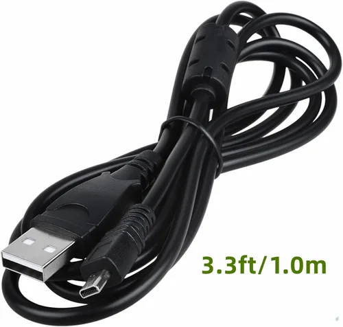 Miniatura 2 de Cable USB de repuesto de 3 pies para cámara Panasonic Lumix DMC-FZ25 DMC-FZ20 DMC-FZ7 DMC-FZ6