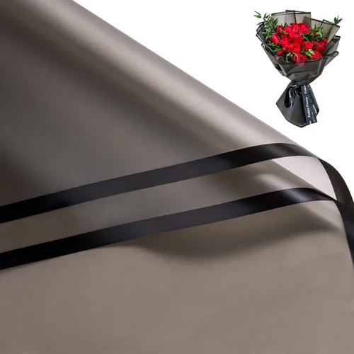 RUSPEPA 20 Hojas de Papel para Envolver Flores, Papel para Envolver Ramos Florales Impermeable, Papel de Embalaje para Suministros de Floristería