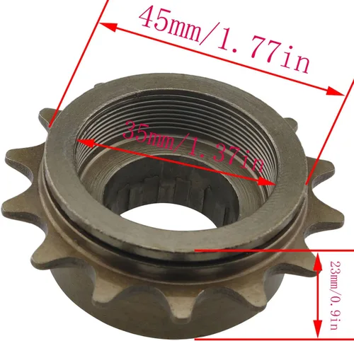 Miniatura 2 de CHENJIN Acero Bicicleta Carretera Rueda Libre Bronce 14T Dientes 34MM Rueda Libre Rueda Libre Rueda Volante Accesorio Bicicleta