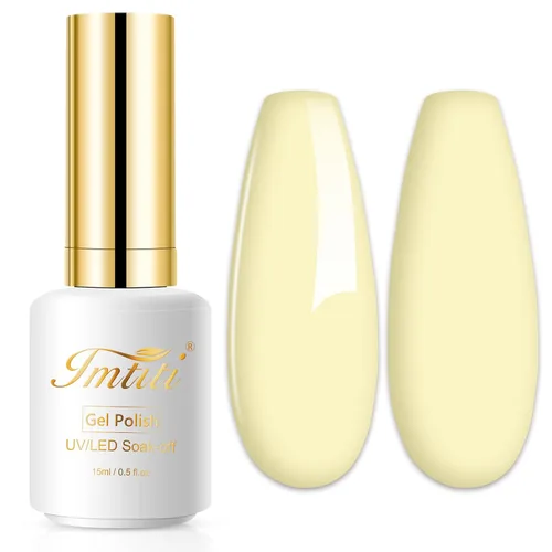 Miniatura 25 de Esmalte de uñas de gel con purpurina, 0.5 fl oz, color rosa brillante, de remojo, con LED, UV, kit de esmalte de uñas de gel para manicura en salón