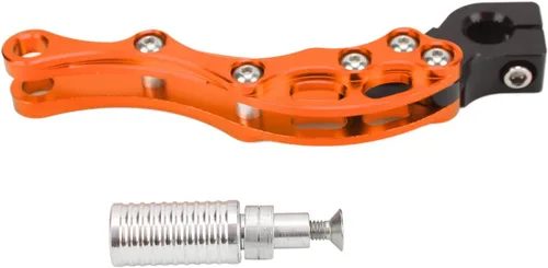 Miniatura 3 de Aramox Kick Start Pedal Kick Starter Palanca de arranque, palanca de arranque Kickstart, aleación de aluminio de alta resistencia, accesorio Naranja