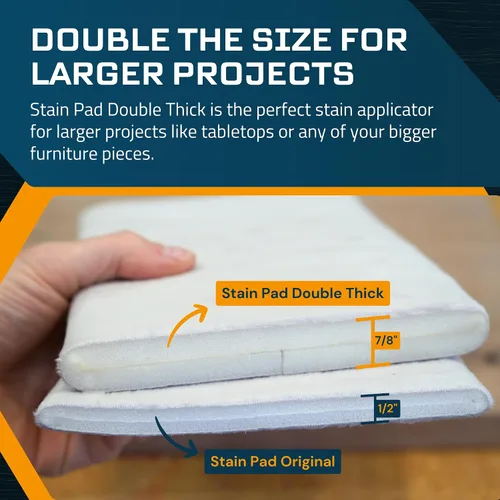 Miniatura 2 de MāKRS Almohadilla para Tinte de Doble Grosor, Almohadillas para Teñir Cortables a Medida, Paquete de 1, Aplicador Sin Pelusas, Sin Enganches, Sin
