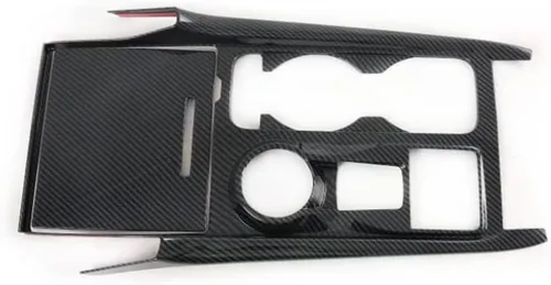 Miniatura 4 de HIGH FLYING Para Ford Explorer 2020 2021 2022 2023 2024 Accesorios de coche Consola central Engranajes de cambio Cubierta de superposición ABS fibra