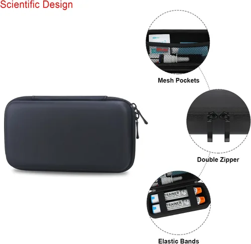 Miniatura 4 de Elonbo Estuche rígido de viaje para 3Doodler Start+ Essentials (2022) Juego de bolígrafos 3D para niños, soporte organizador de almacenamiento