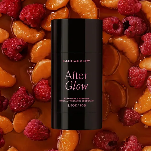 Miniatura 6 de Each & Every Desodorante sin aluminio para mujeres y hombres, frambuesa y mandarina, desodorante natural para pieles sensibles, verificado por EWG