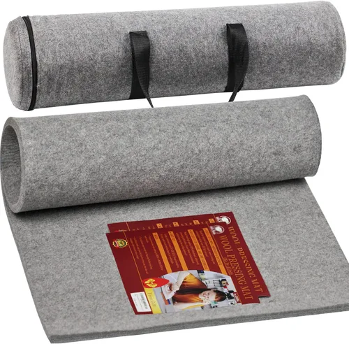Almohadilla de Lana para Prensar - 36" x 24" Almohadilla de Planchado para Acolchado por Savina - Lleva Tu Acolchado u Otras Manualidades Textiles