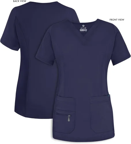 Miniatura 5 de Adar Pro - Ropa quirúrgica para mujer, con cuello en V elevado