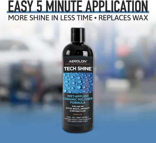 Miniatura 9 de Tech Shine: revestimiento de cerámica para automóviles, cera de automóvil, esmalte de automóvil, revestimiento de polímero de cerámica, esmalte