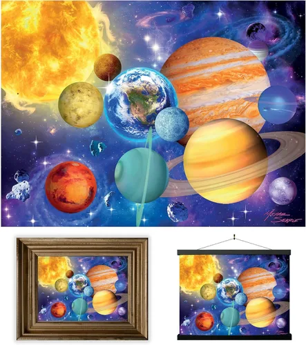 Miniatura 12 de Impresiones de arte de pared lenticular 3D LiveLife - El amor de un padre de Deluxebase. Póster 3D de león sin marco. Decoración de pared perfecta.
