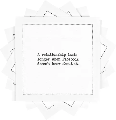 Miniatura 8 de Five Star Funny Dog Quotes Servilletas de cóctel de algodón blanco 50 servilletas de bebidas desechables de lujo con citas ingeniosas de perros