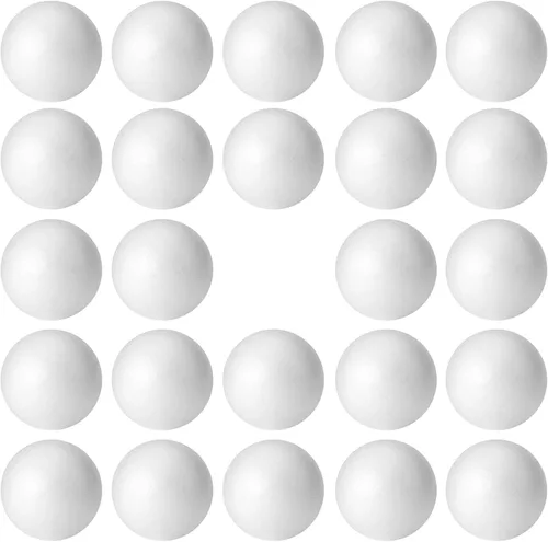 Miniatura 6 de FFchuanhe Paquete de 16 bolas de espuma para manualidades, bolas redondas lisas de poliestireno de 4 pulgadas, para suministros de arte