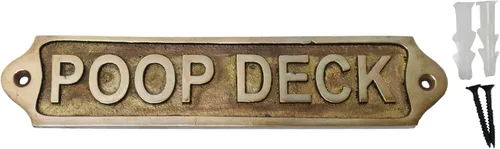 Miniatura 20 de Placa de puerta de latón Sam Star Acabado antiguo Fácil instalación DIY Mejor placa decorativa para el hogar, hombres, mujeres, oficina