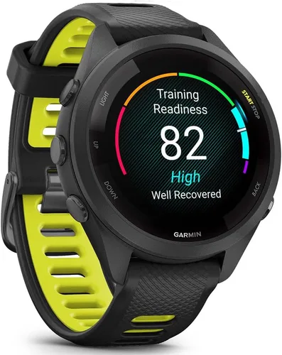Miniatura 4 de Garmin 010-02810-03 Forerunner 265S Reloj inteligente GPS Negro/Amp Amarillo Bundle con Deco Essentials Exclusivo 26 Meses CPS Paquete de Protección