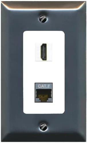 Miniatura 29 de RiteAV Placa de pared HDMI y Cat7 - 1 banda [marrón/marrón]