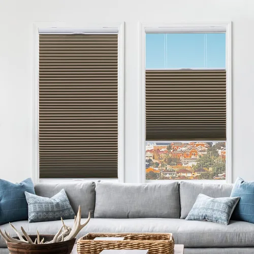 Miniatura 17 de Tonature Persianas Celulares de Tamaño Personalizado para Ventanas Cortinas Blackout sin Cordón Persianas Enrollables Protección UV Aislamiento