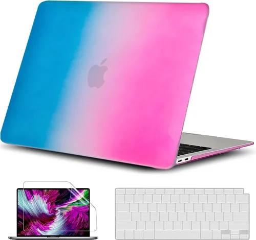 Miniatura 24 de GVTECH Funda para MacBook Air de 13 pulgadas (2010-2017) A1369 A1466 carcasa rígida de plástico, carcasa negra