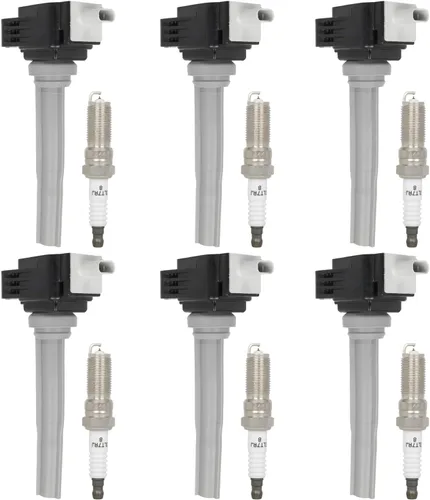 Miniatura 61 de SCITOO 6 bobinas de encendido con 6 bujías de iridio para Ford para Lincoln Expedition Explorer F50 V6 MKS MKT Navigator BL3Z-12029-C UF-646 E1146