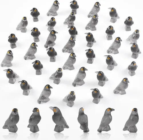 Miniatura 11 de 40 piezas de pequeños calamares luminosos de resina en miniatura, animales marinos en miniatura para decoración de acuario, jardín de hadas