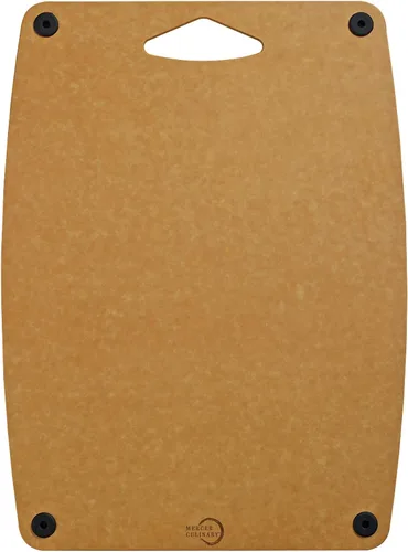 Miniatura 17 de Mercer Culinary Tabla de cortar compuesta de 14 9/16" x 10 13/16", con pies antideslizantes y ranura para jugo, mediana Marrón con patas