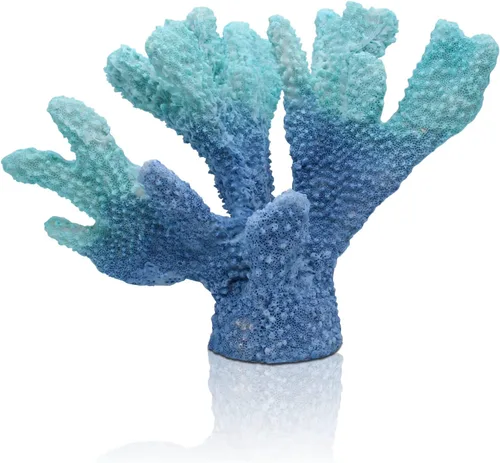 Estatua de coral azul para decoración de mesa de resina realista, rama sintética, escultura de coral, decoración del hogar, fiesta temática de