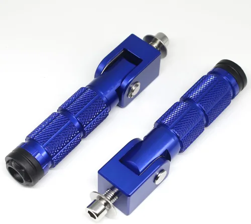 Miniatura 16 de M8 Estriberas Plegables para Motocicleta Estriberas Delanteras Coche Eléctrico Antideslizantes Reposapiés Traseros Bicicleta 90 Grados Fijo Plegable