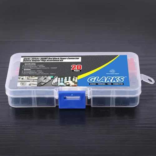 Miniatura 7 de Glarks 20 pares de conectores de terminales de alimentación de desconexión rápida de 30 amperios, conjunto de conectores de alimentación modulares