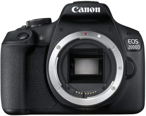 Miniatura 2 de Canon EOS 2000D / Rebel T7 Cámara DSLR (solo cuerpo) + 64 GB de memoria + trípode + monopie + batería adicional + más (paquete de 21 piezas), negro