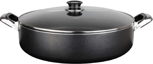 Miniatura 27 de Alpine Cuisine Olla antiadherente de 5 cuartos con tapa de vidrio templado y asas de transporte, utensilios de cocina multiusos, horno holandés