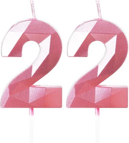 Miniatura 192 de Velas de cumpleaños número 15, velas número 15, velas de feliz cumpleaños de oro rosa para pastel, decoraciones de cobertura de pastel de diseño 3D