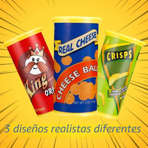 Miniatura 7 de SnaFununy Lata de Broma de Papas Fritas Serpiente Bromas Salto Resorte Juguete Artículos de Bromista Regalos para Adultos, Bromas Juguetes de Broma