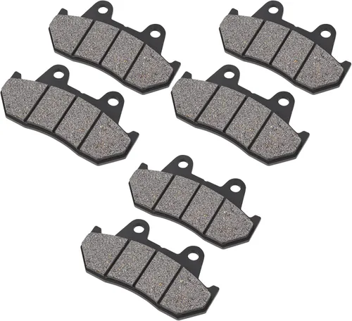 Miniatura 3 de AHL Juego de pastillas de freno semimetálicas delanteras y traseras para Honda GL1100A GL1100 A GL 1100A 1100 A Goldwing Aspencade 1982-1983