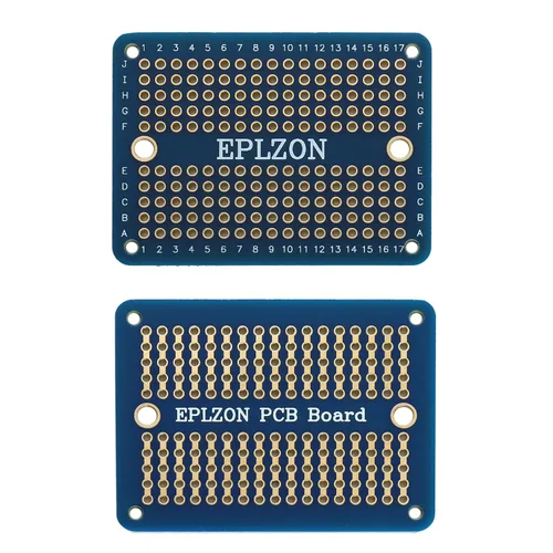 Miniatura 3 de Protoboard Soldable PCB Placa de Circuito Impreso Chapada en Oro para Proyectos de Electrónica DIY Aplicable a Proyectos de Soldadura Arduino Varios