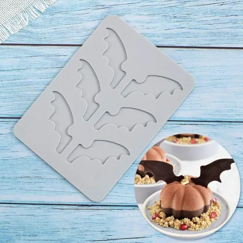 Miniatura 6 de Moldes de silicona 3D de hojas huecas para chocolate, molde de panal, abeja, caramelo, patrón de flores, molde para fondant, decoración de tartas