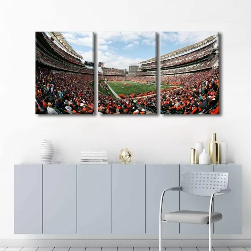 Miniatura 2 de Lienzo grande para pared, cuadro de fútbol americano Paul Brown, arte de pared para decoración de pared del hogar, pósteres de estadio deportivo