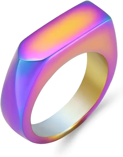 Miniatura 29 de Joyería de cremación para cenizas, geometría, estilo simple, anillo conmemorativo para cenizas, soporte para cenizas con kit de relleno, anillo
